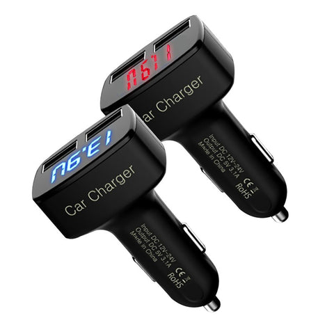 4 in 1 DUAL USB CAR CHARGER